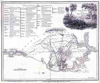 An Outline Map of the Settlements in NSW 1817 | by Blue Mountains Library, Local Studies